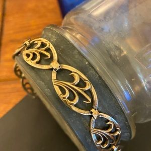 Rare 40’s 14K Gold & Sterling Silver Linked Bracelet